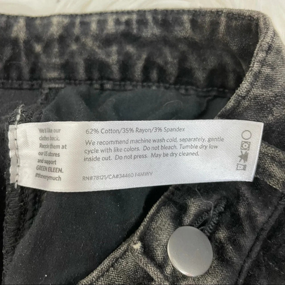 Eileen Fisher Acid Wash Velvet Skinny Pants Casual Women’s Minimalist 4 - Picture 8 of 11